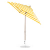 7.5' Sq Monterey Crank Auto Tilt Market Umbrella