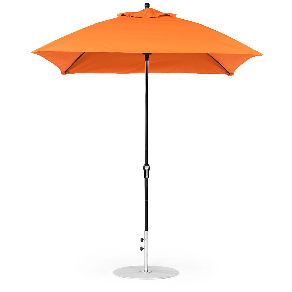 7.5' Sq Monterey Crank Lift Umbrella by Frankford Aluminum Market Umbrella Today's Patio
