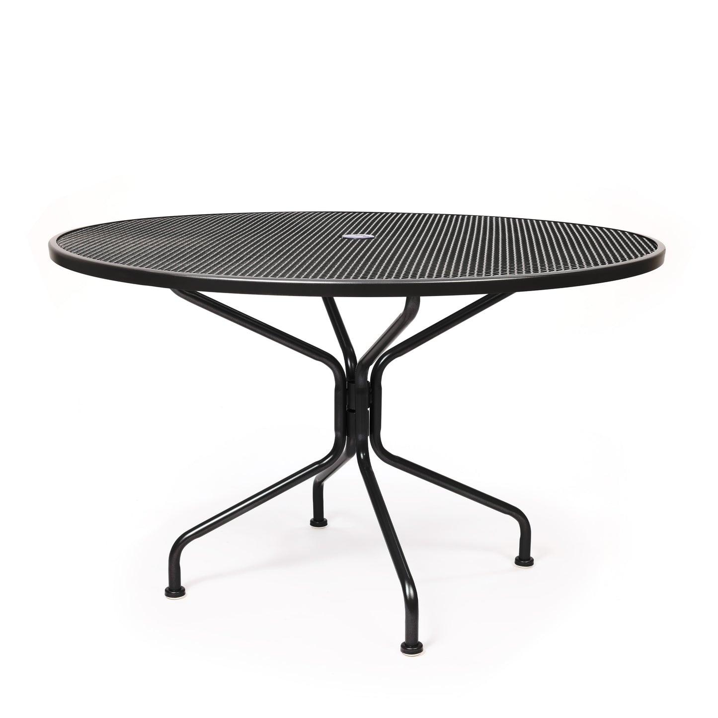 48 Round Mesh Top Dining Table Autumn Rust Finish, image 19