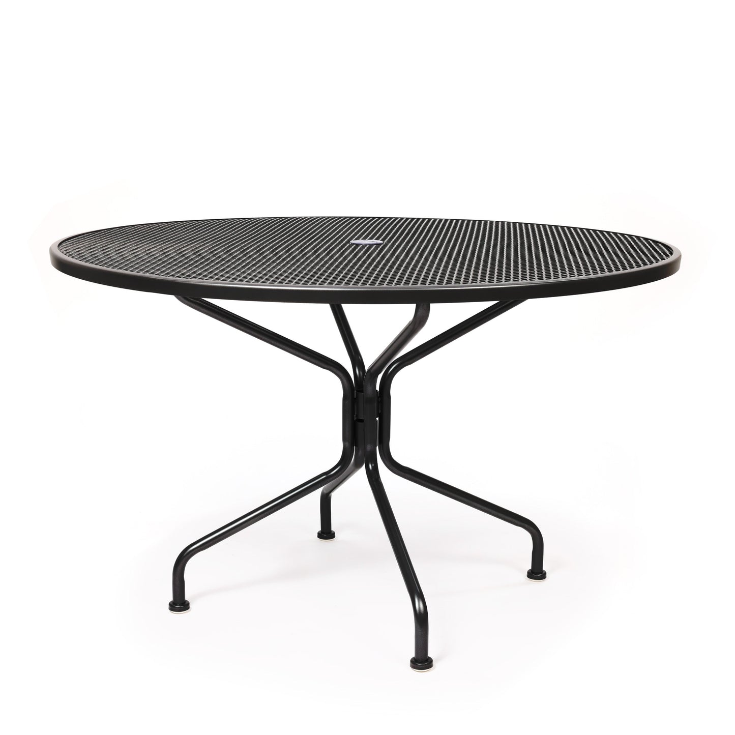 48 Round Mesh Top Dining Table Autumn Rust Finish, image 18