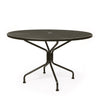 48 Round Mesh Top Dining Table Aztec Bronze Finish