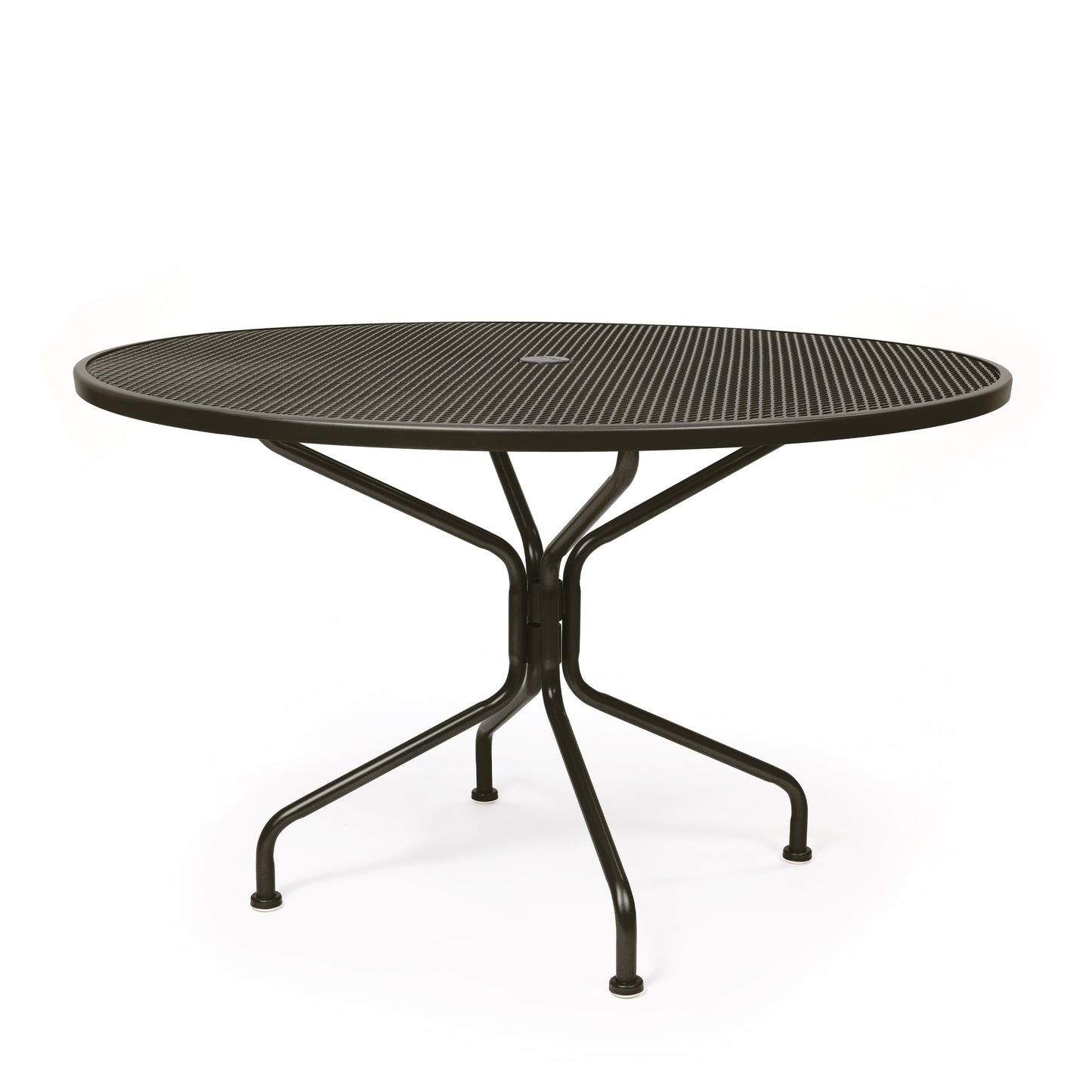48 Round Mesh Top Dining Table Aztec Bronze Finish, image 1