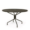 48 Round Mesh Top Dining Table Aztec Bronze Finish