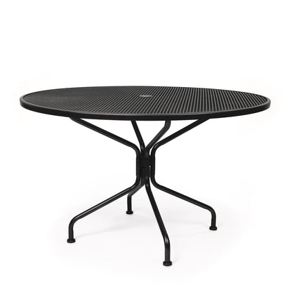 
                  48 Round Mesh Top Dining Table Black Finish - Image 11
                