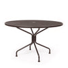 48 Round Mesh Top Dining Table Bronze Finish