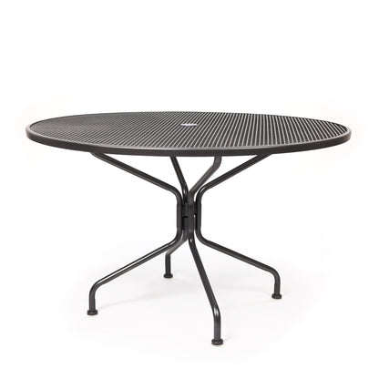 
                  48 Round Mesh Top Dining Table Burnished Chrome Finish - Image 22
                