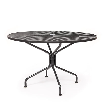 
                  48 Round Mesh Top Dining Table Burnished Chrome Finish - Image 21
                