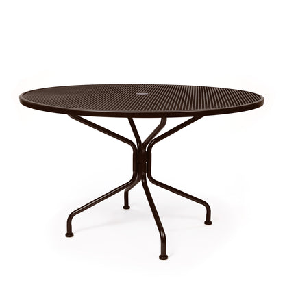 
                  48 Round Mesh Top Dining Table Espresso Finish - Image 6
                