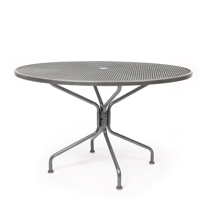 
                  48 Round Mesh Top Dining Table Glimmer Gray Finish - Image 12
                
