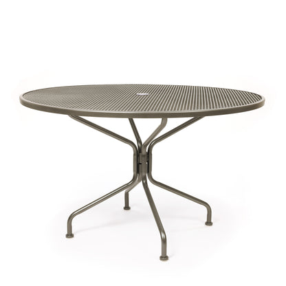 
                  48 Round Mesh Top Dining Table Mink Finish - Image 14
                