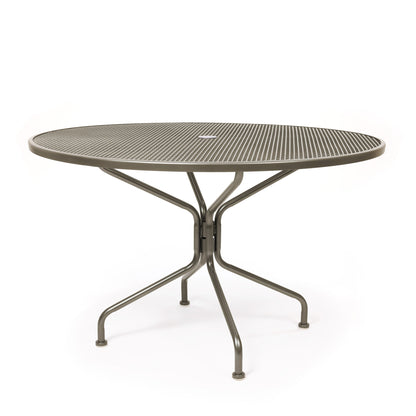 
                  48 Round Mesh Top Dining Table Mink Finish - Image 13
                