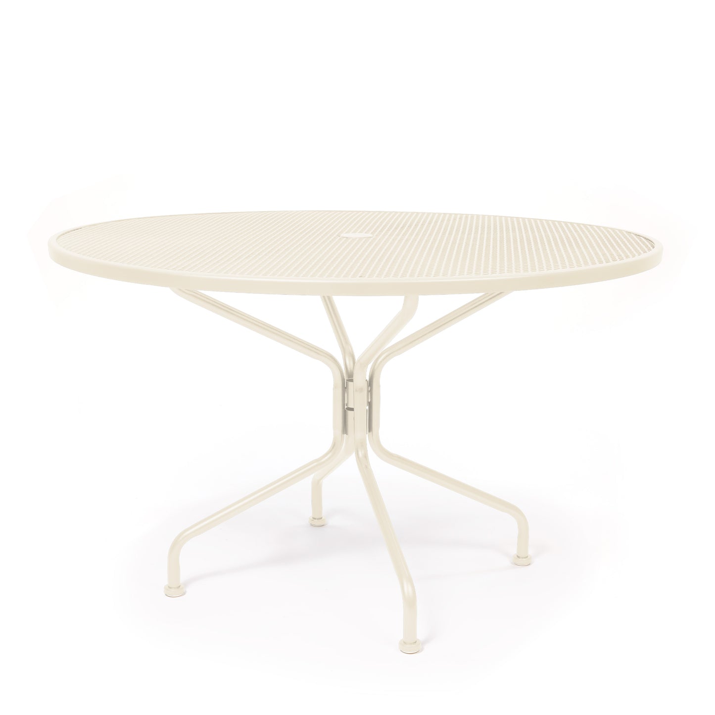48 Round Mesh Top Dining Table Oyster Finish, image 15