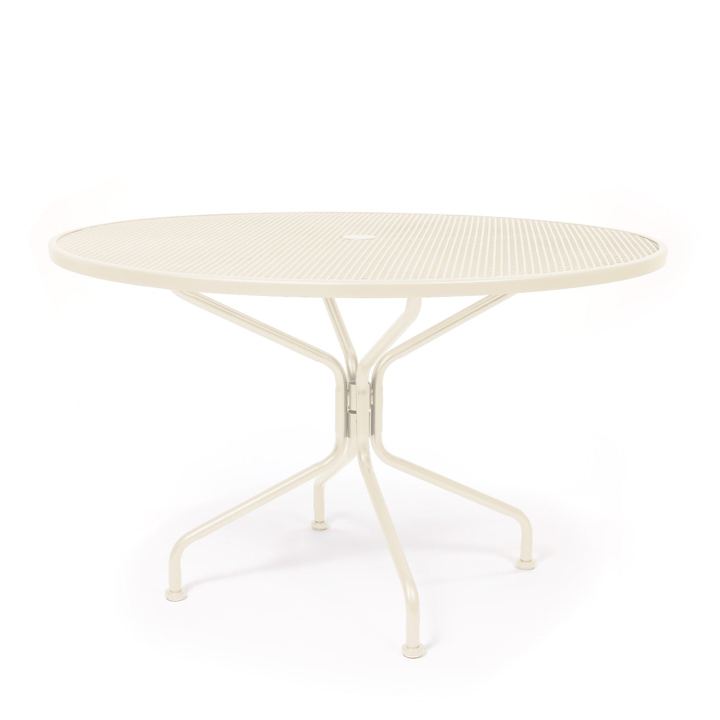 48 Round Mesh Top Dining Table Oyster Finish, image 14