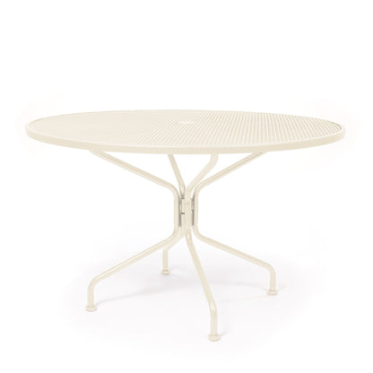 
                  48 Round Mesh Top Dining Table Oyster Finish - Image 14
                