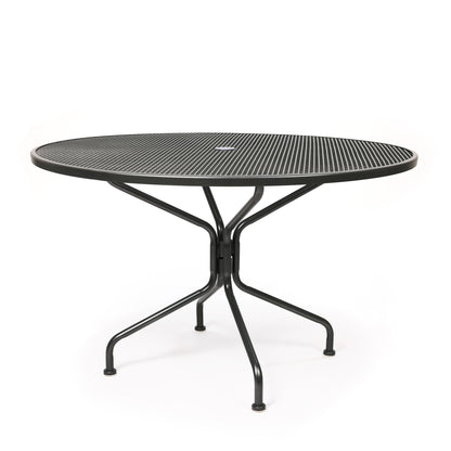 
                  48 Round Mesh Top Dining Table Pewter Finish - Image 8
                