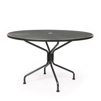 
                  48 Round Mesh Top Dining Table Pewter Finish - Image 7
                