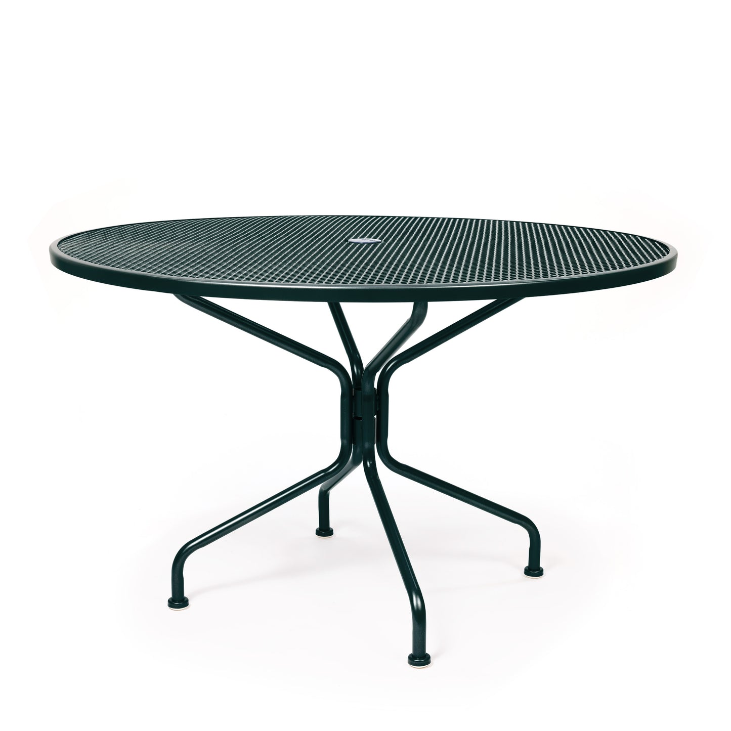 48 Round Mesh Top Dining Table Pompeian Green Finish, image 23