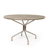 48 Round Mesh Top Dining Table Sand Finish