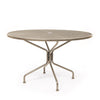48 Round Mesh Top Dining Table Sand Finish