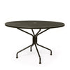 48 Round Mesh Top Dining Table Twilight Finish