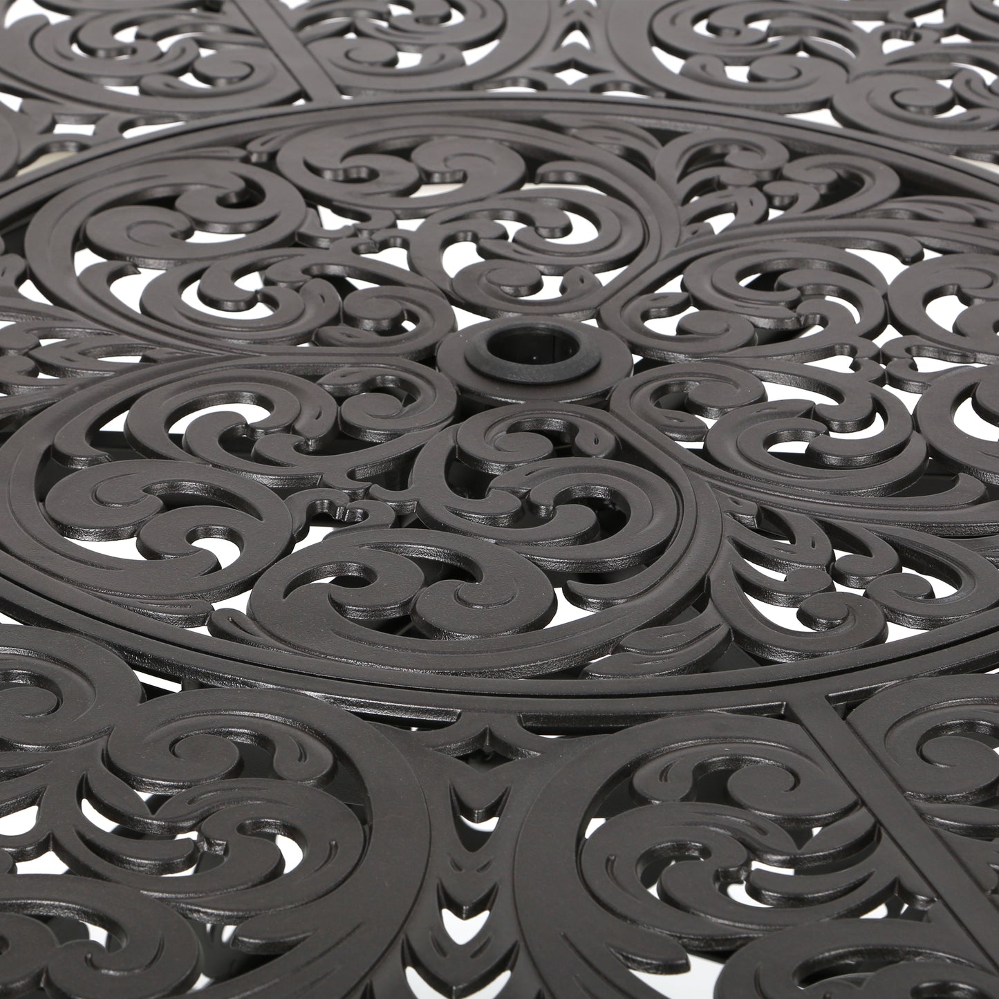 54" Round Chateau Dining Table W/ Lazy Susan, image 2