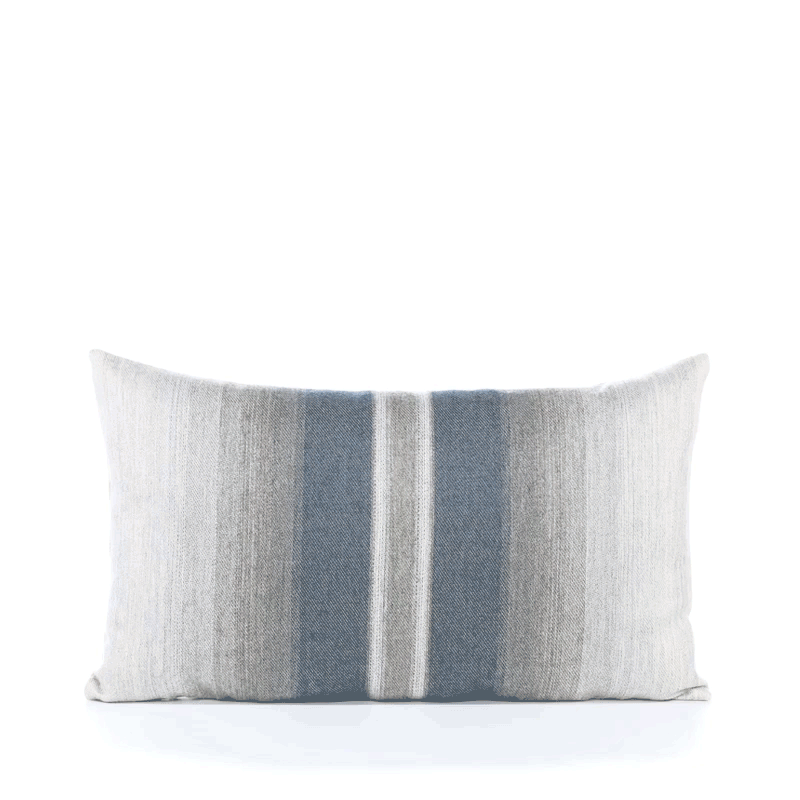 12" x 20" Elaine Smith Pillow  Ombre Indigo, image 4