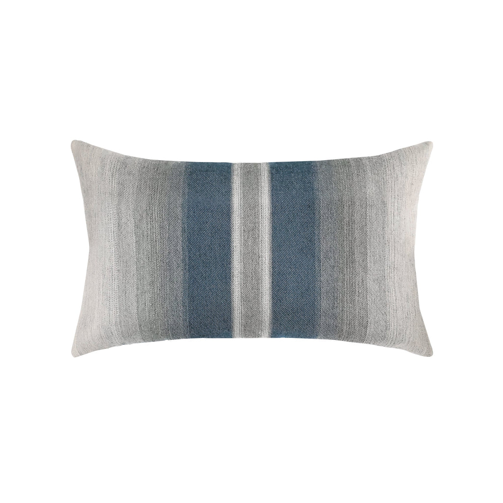 designer lumbar throw pillow ombre indigo