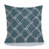 20" Square Elaine Smith Pillow  Lagoon Rope