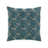 20 square designer throw pillow lagoon rope