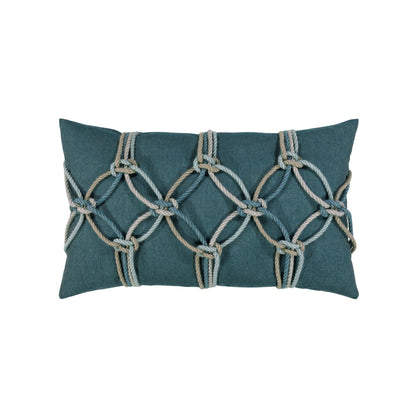 
                  designer lumbar throw pillow lagoon rope - Image 1
                