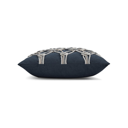 
                  20" Square Elaine Smith Pillow  Indigo Rope - Image 9
                