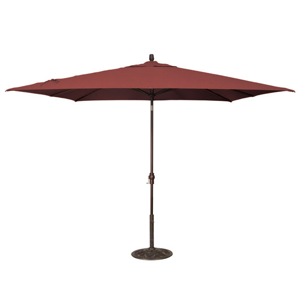 Patio Umbrella, Outdoor 8'x10' Rectangle Auto-Tilt