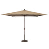 8 x 10 market umbrella sesame linen