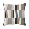 22 square designer throw pillow strata grigio