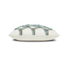 20" Square Elaine Smith Pillow  Aqua Rope
