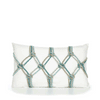 12" x 20" Elaine Smith Pillow Aqua Rope