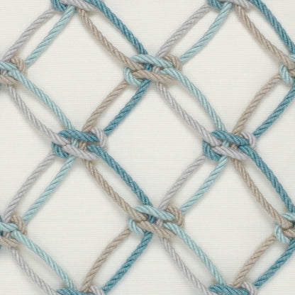 
                  12" x 20" Elaine Smith Pillow Aqua Rope - Image 2
                