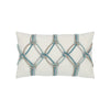 designer lumbar pillow aqua rope