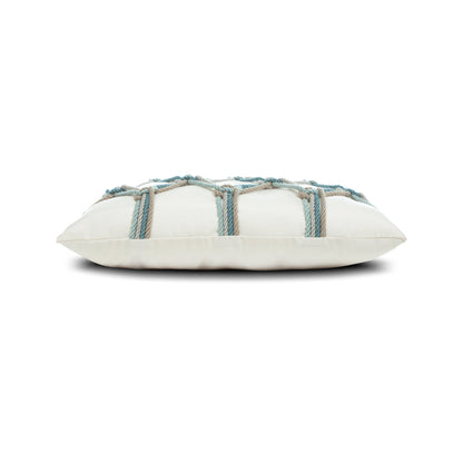
                  12" x 20" Elaine Smith Pillow Aqua Rope - Image 8
                