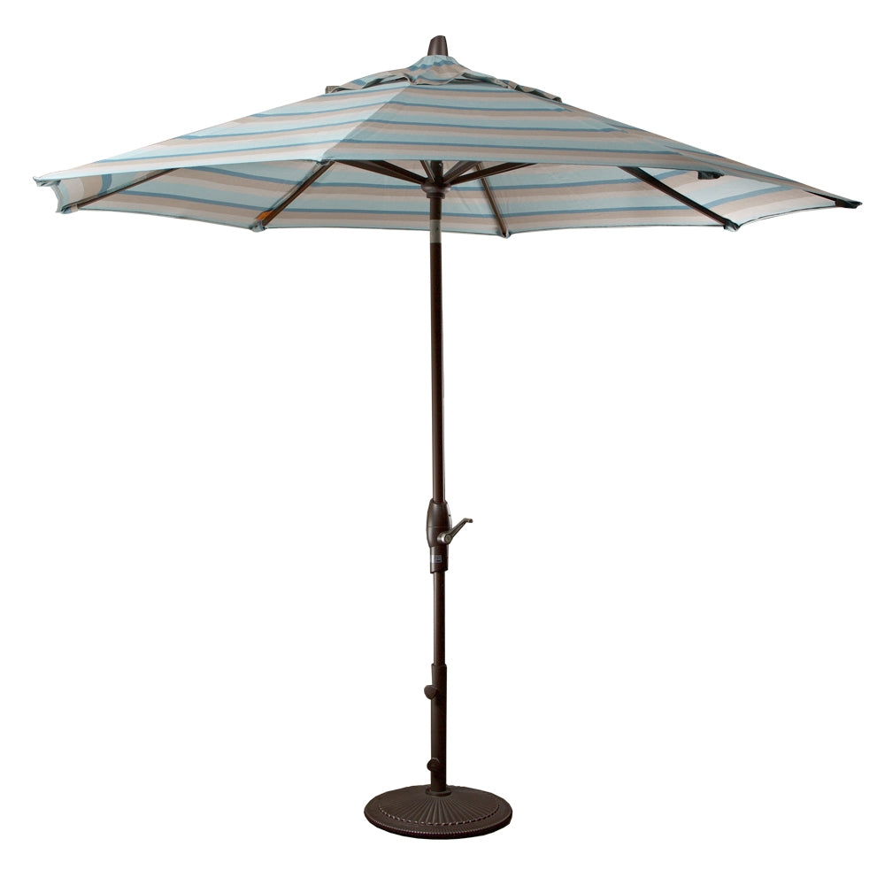 9.5 tilt patio umbrella Treasure Garden 9' Octagon Auto Tilt Patio Umbrella, Bronze