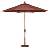 9 market umbrella burnt orange