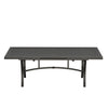 Agio 110 x 40 Slat Top Extension Dining Table Front