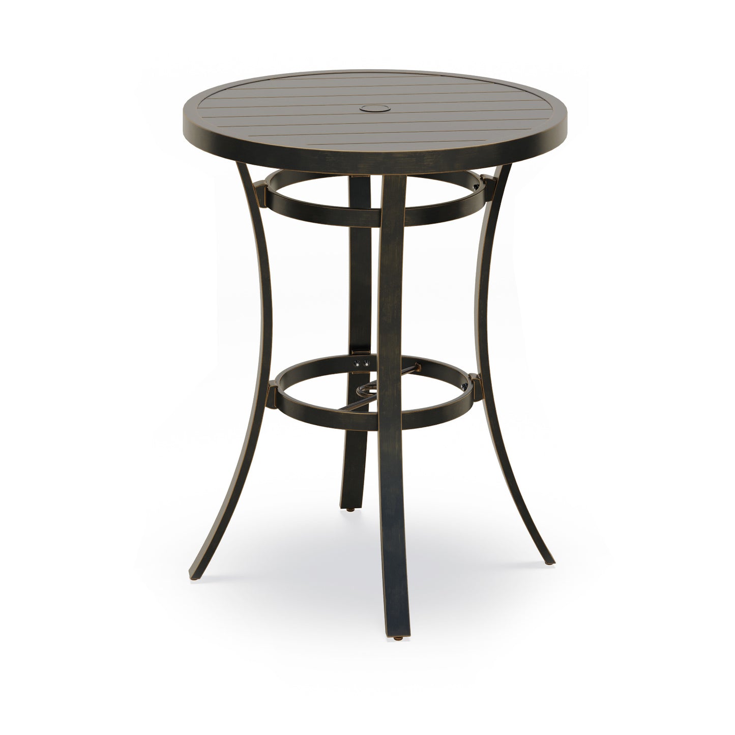 Agio 33 Round Slat Top Bar Table, image 5