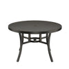 Agio 48 Round Slat Top Dining Table Front