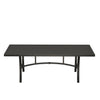 Agio 84 x 40 Slat Top Dining Table Front