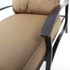 Albany Chaise Lounge Spectrum Caribou Cushions Autumn Rust Finish Detail