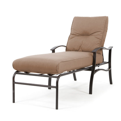 Albany Chaise Lounge Spectrum Caribou Cushions