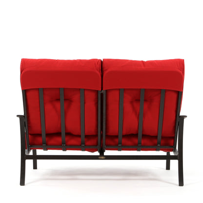 
                  Albany Loveseat Flagship Ruby Cushions Back - Image 5
                