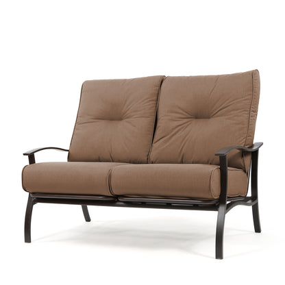 Albany Loveseat Spectrum Caribou Cushions