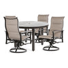 Albany 5 Piece Padded Sling High Back Dining Set